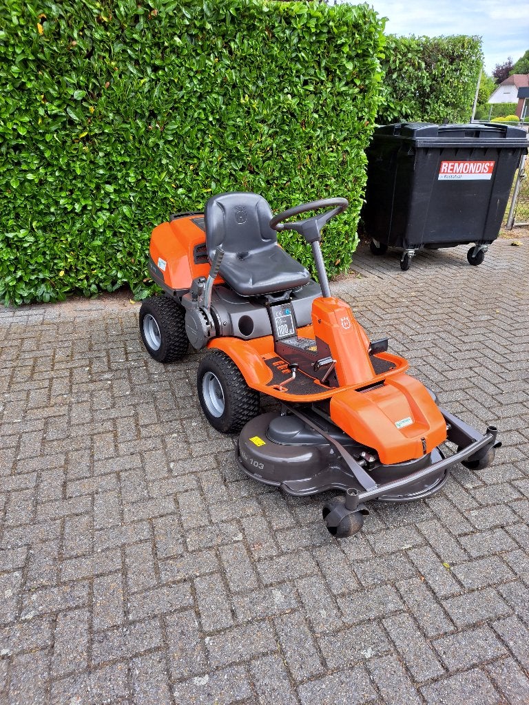 Husqvarna Rider R18 frontmaaier, Ophalen, Gebruikt, Benzine-grasmaaier, 50 cm of meer