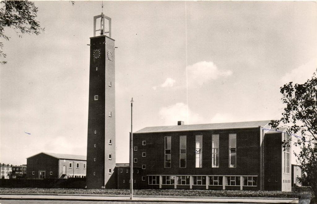 Rotterdam - Schiebroek - Ned. Hervormde Kerk Kastanjeplein -, Verzamelen, Ophalen of Verzenden, 1960 tot 1980, Ongelopen, Zuid-Holland