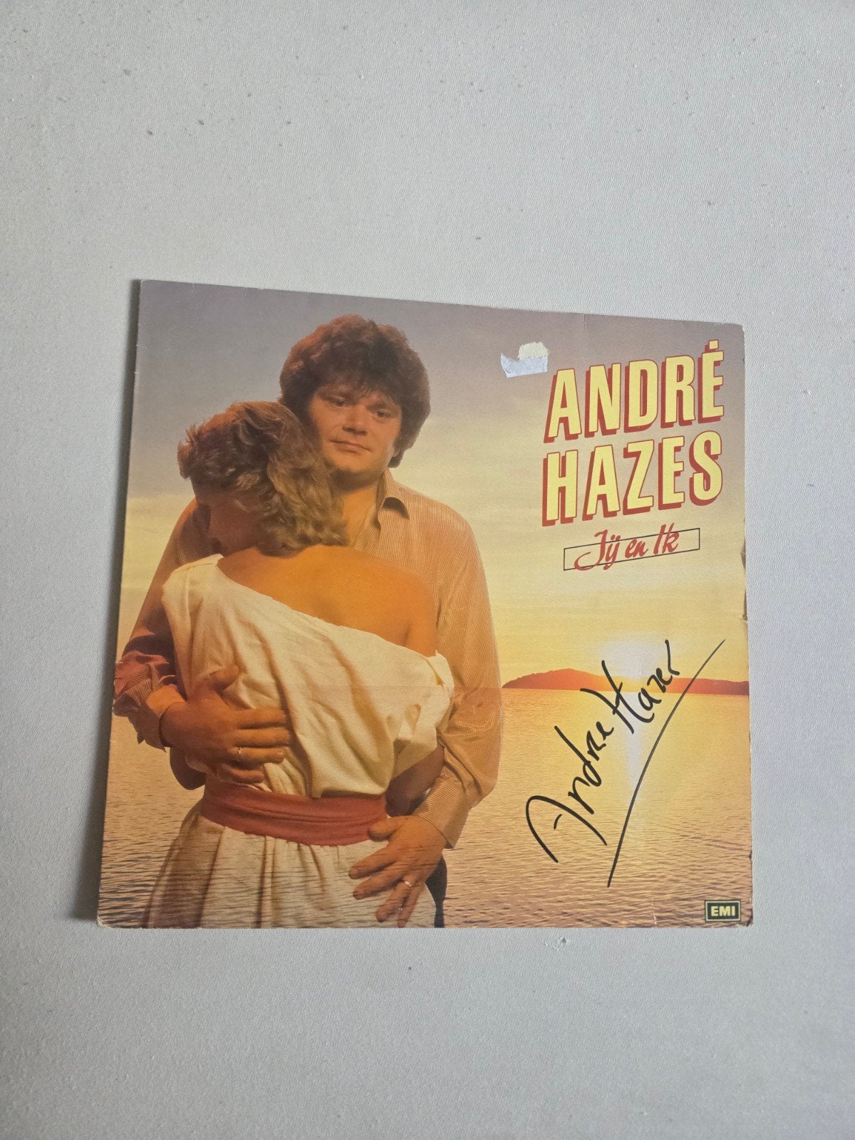Andre hazes gesigneerde lp 3, Cd's en Dvd's, Ophalen of Verzenden, Gebruikt, 12 inch, Levenslied of Smartlap