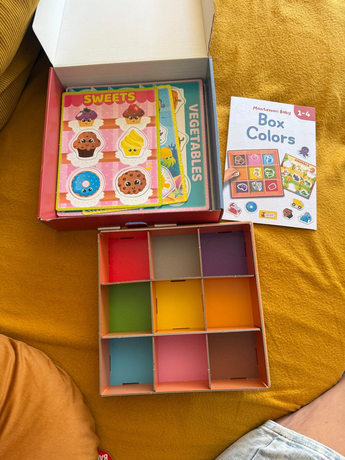 Montessori Baby Box Colors - Educatief sorteerspel, Ophalen of Verzenden, Zo goed als nieuw, Puzzelen