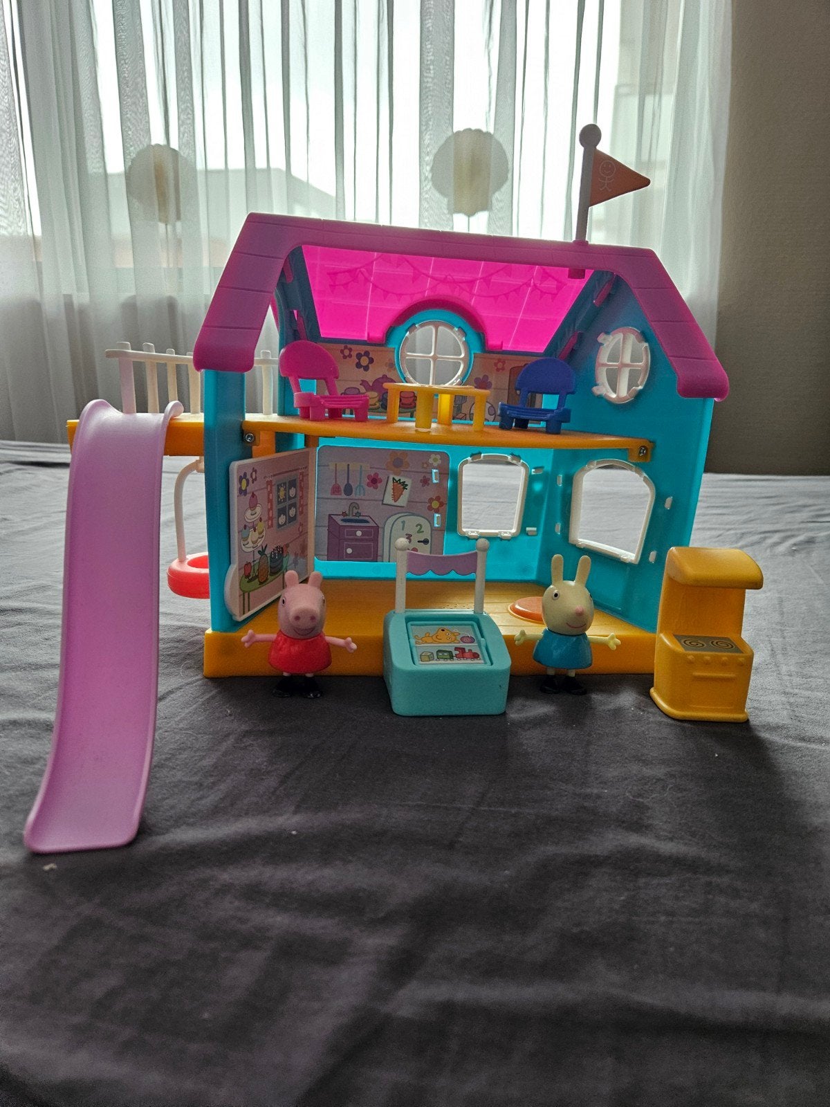 Peppa Pig Speelhuis met figuren en accessoires, Ophalen of Verzenden