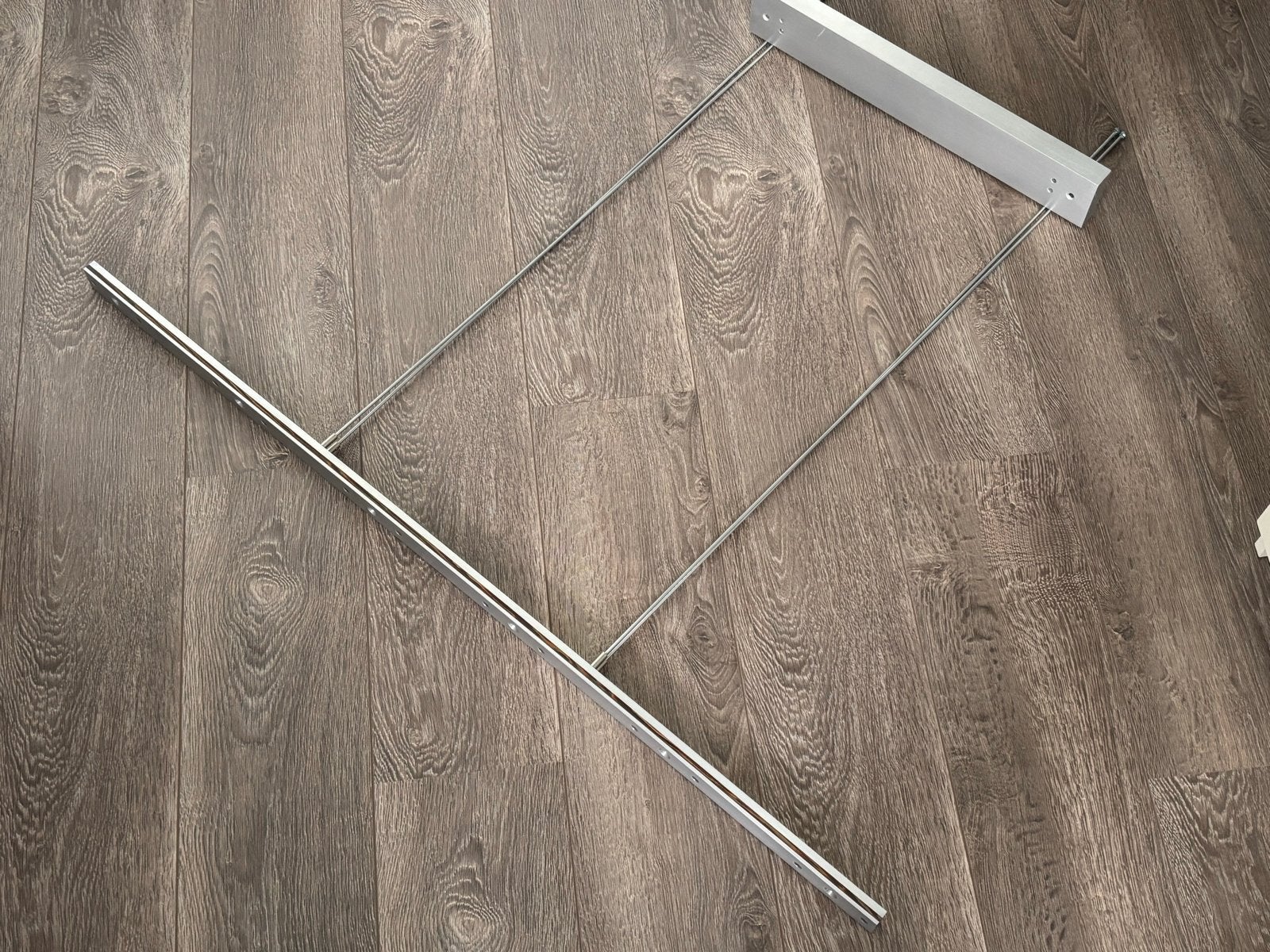 Moderne hanglamp met LED-verlichting, Huis en Inrichting, Ophalen, Zo goed als nieuw, Hout, Overige fittingen