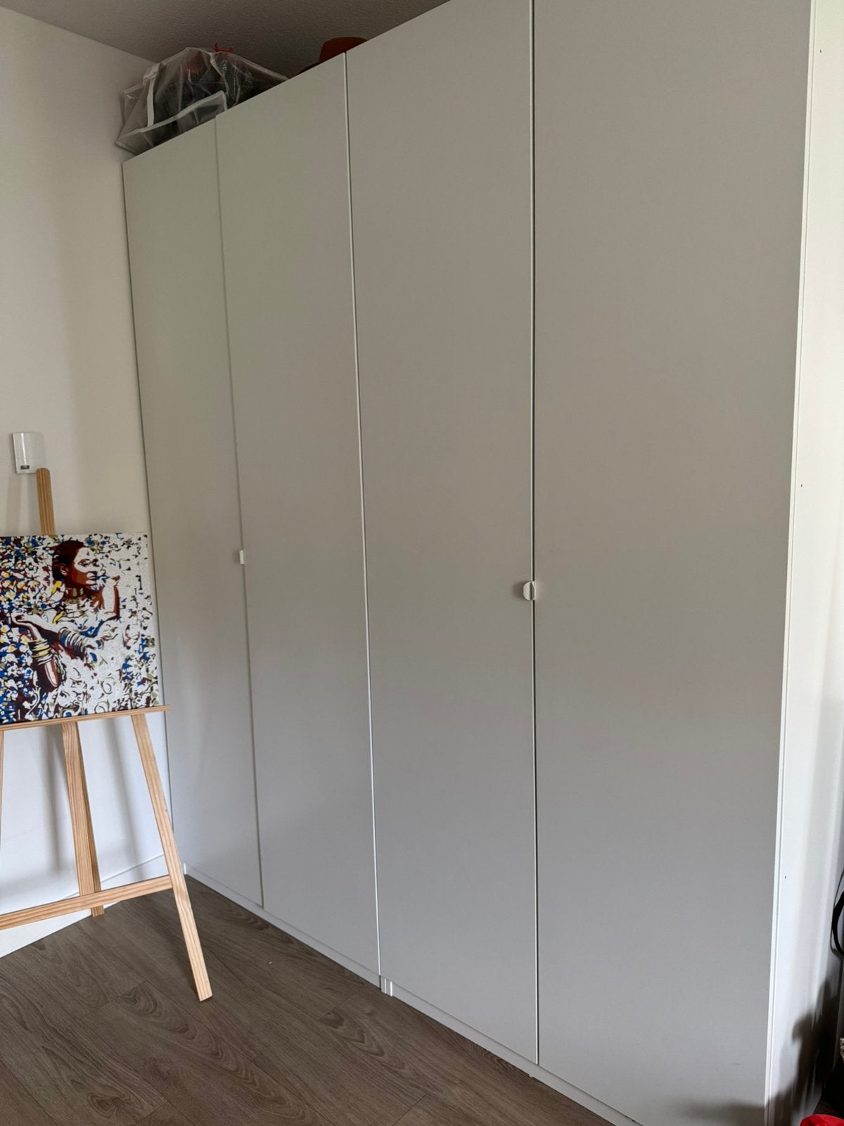 IKEA PAX kledingkast met 4 deuren en lades, Ophalen, 200 cm of meer, Zo goed als nieuw, 200 cm of meer