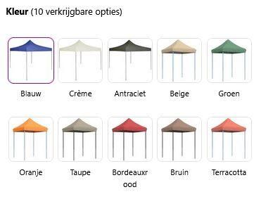 Partytent opvouwbaar inklapbaar pop up 2x2 GRATIS VERZENDEN!, Tuin en Terras, Partytenten, Partytent, Minder dan 4 meter, Nieuw