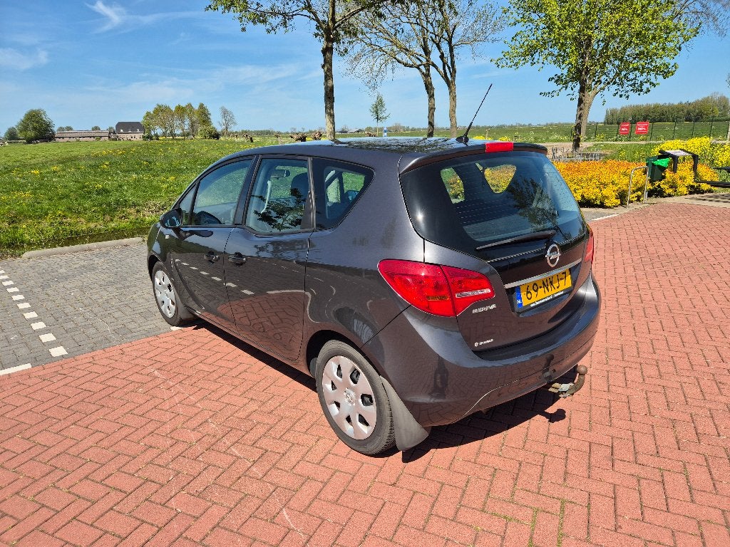 Opel Meriva 1.4 74KW 2010 Grijs, Auto's, Voorwielaandrijving, 4 cilinders, 100 pk, Origineel Nederlands