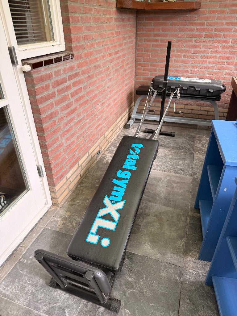 Total Gym XL – Complete Homegym / Trainingsbank, Sport en Fitness, Ophalen, Zo goed als nieuw, Benen, Krachtstation