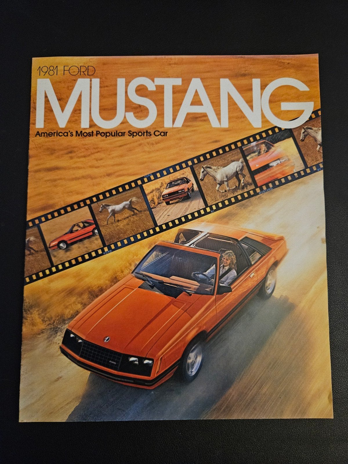 Brochure Ford Mustang 1981 USA, Ophalen of Verzenden, Zo goed als nieuw, Ford