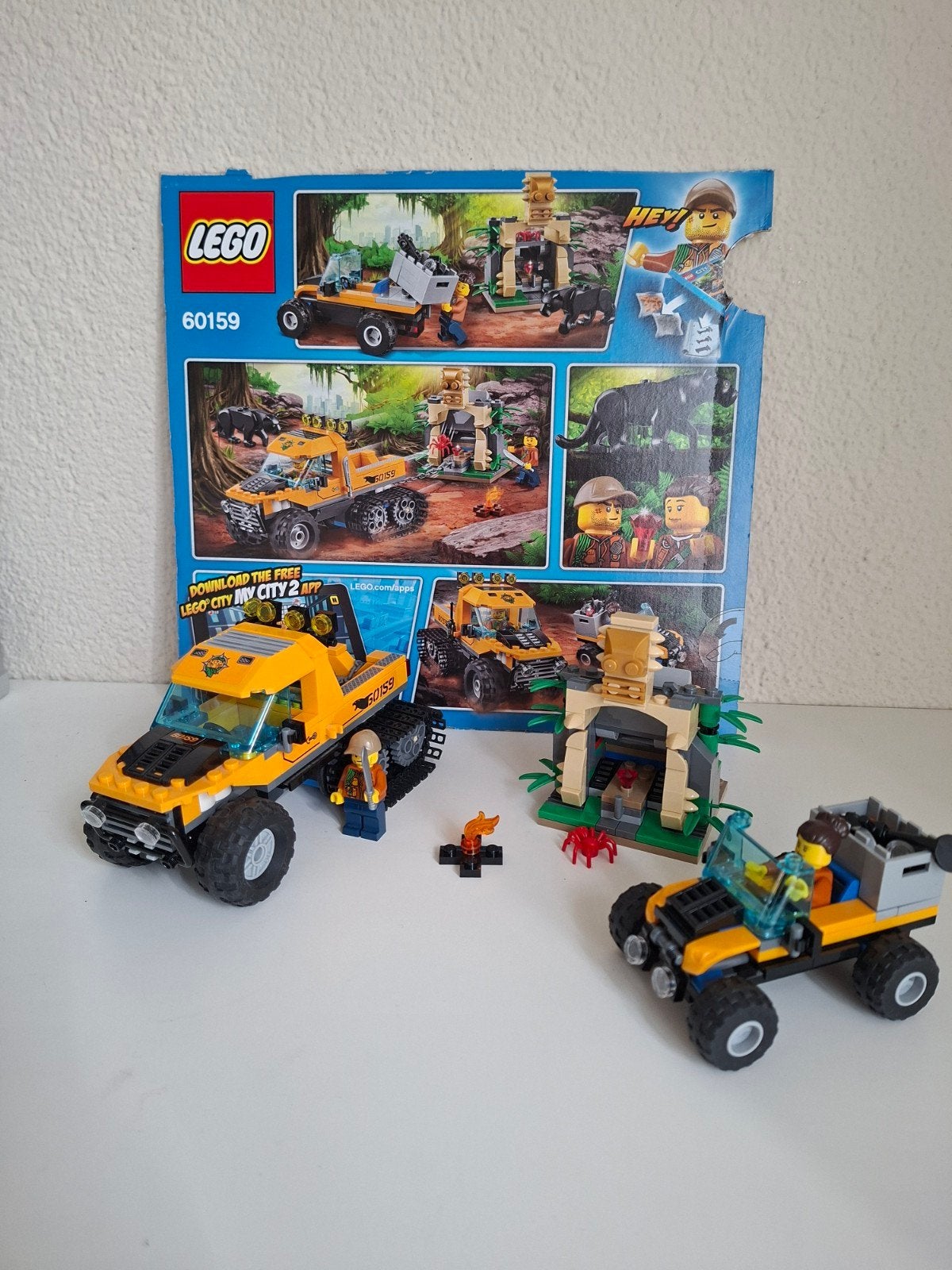 Lego City Jungle Buggy 60159 - Complete set met instructies, Kinderen en Baby's, Lego, Ophalen of Verzenden, Inclusief instructies