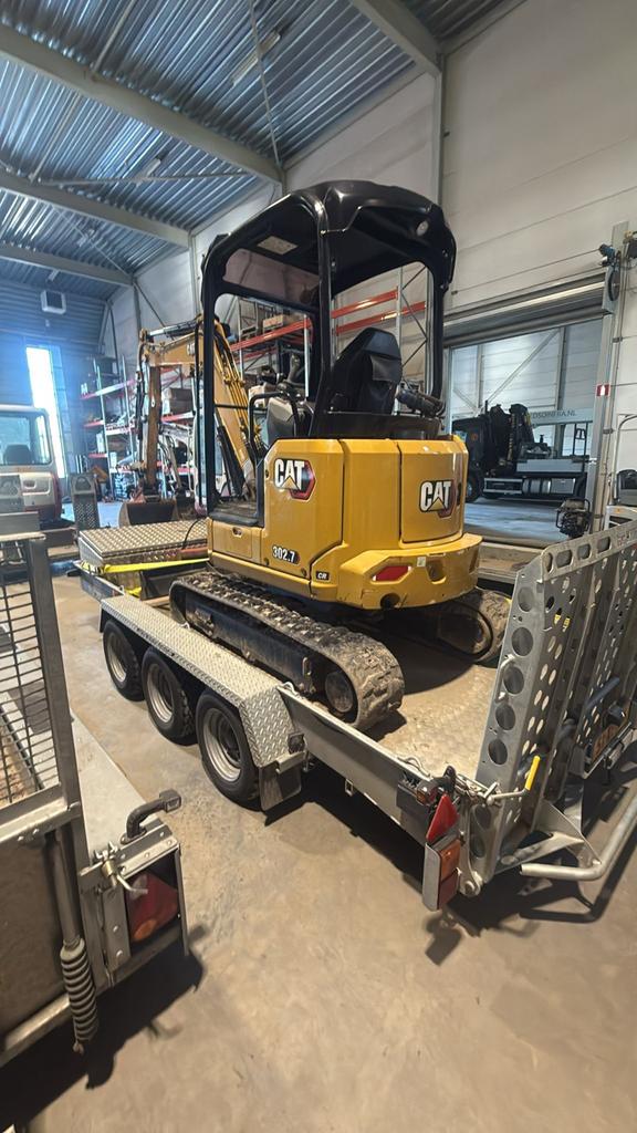 Minigraver CAT 302.7 uit 2021 - 1700 uur - Nette staat, Ophalen of Verzenden, Zo goed als nieuw, Overige typen