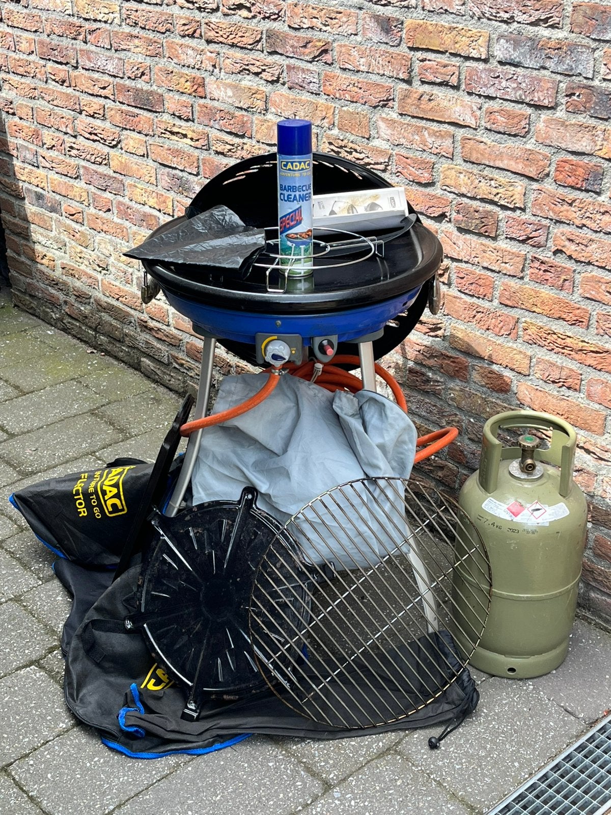 Skottel braai cadac, Ophalen of Verzenden, Gebruikt