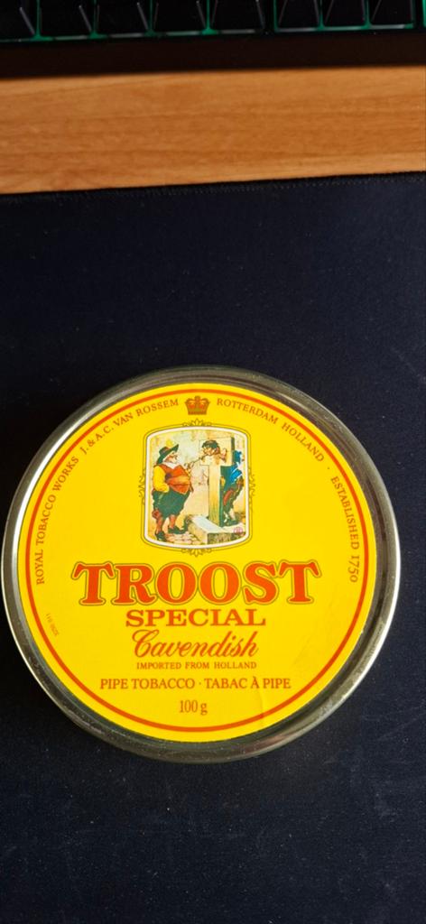 Vintage blikje Van Rossem Troost., Verzamelen, Blikken, Ophalen of Verzenden, Zo goed als nieuw, Overige