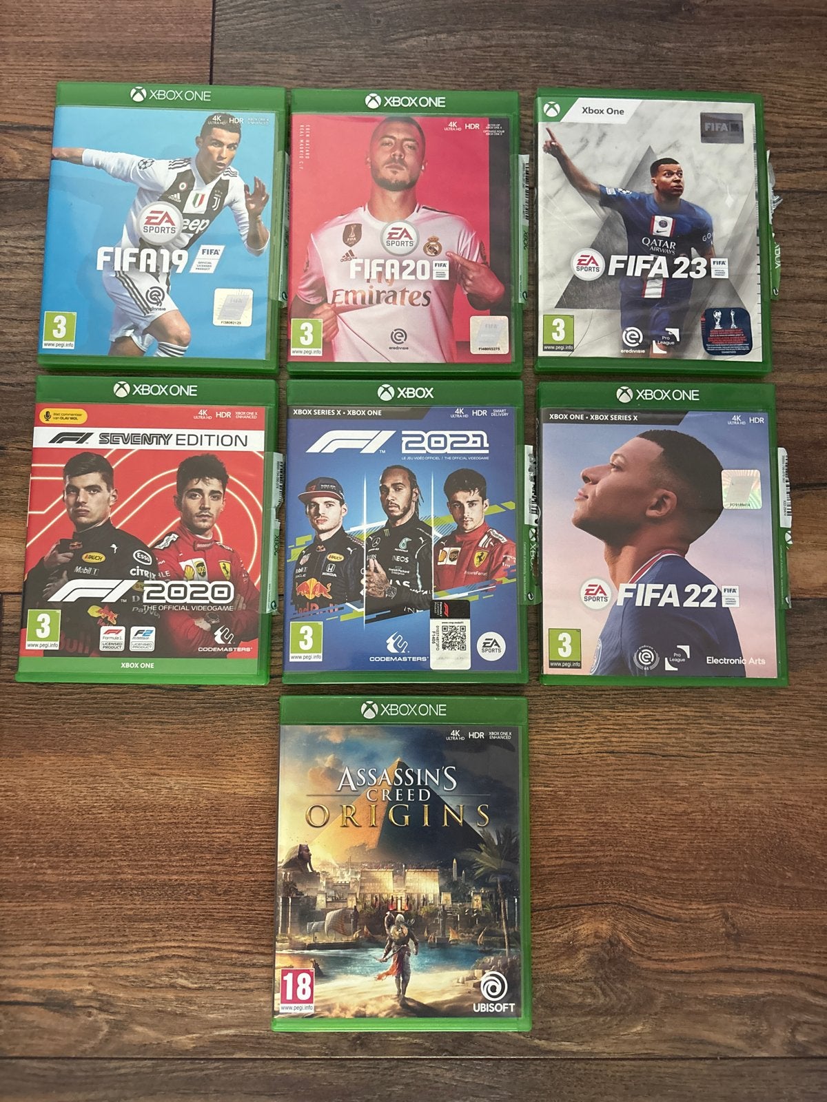 Xbox One Games: FIFA 19, 20, 22, 23, F1 2020, 2021, Assassin, Online, Gebruikt, Ophalen of Verzenden, Sport