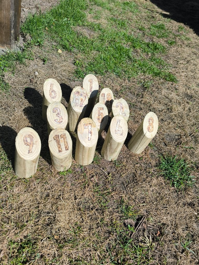 Verhuur buiten spellen '50' of ’Numbers Kubb / Mölkky’, Ophalen, Gebruikt, Overige