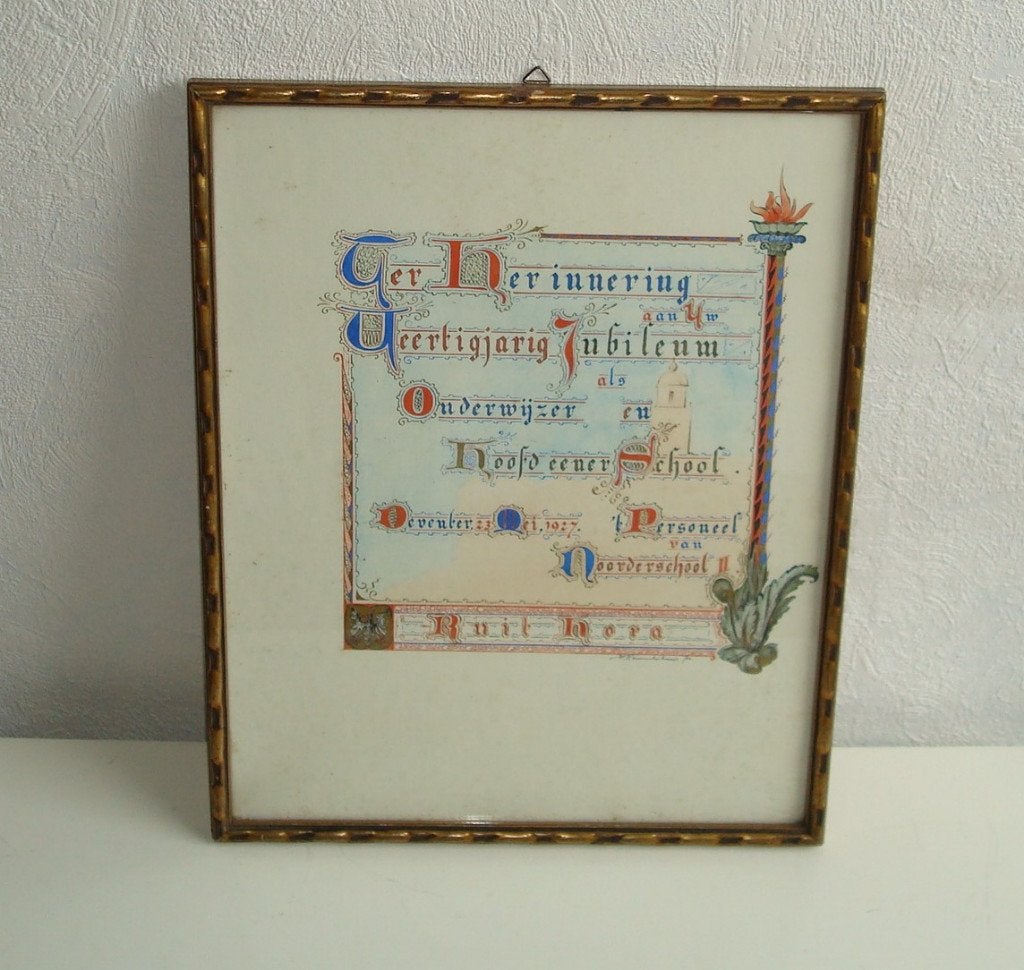 NOORDERSCHOOL DEVENTER PENTEKENING 1927, Ophalen of Verzenden