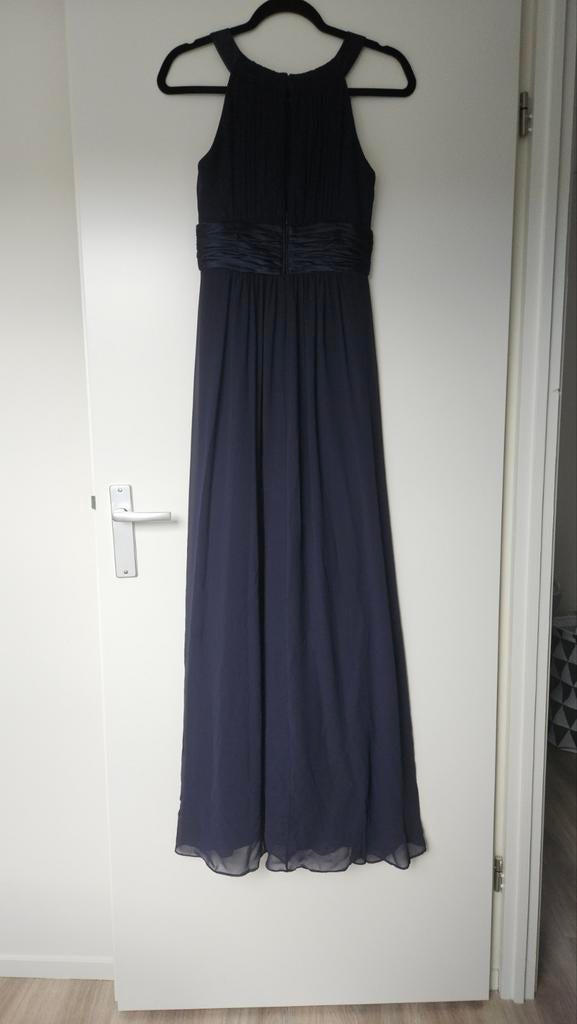 Avondjurk donkerblauw van Jake's cocktail maat 34, Ophalen, Galajurk, Blauw, Maat 34 (XS) of kleiner