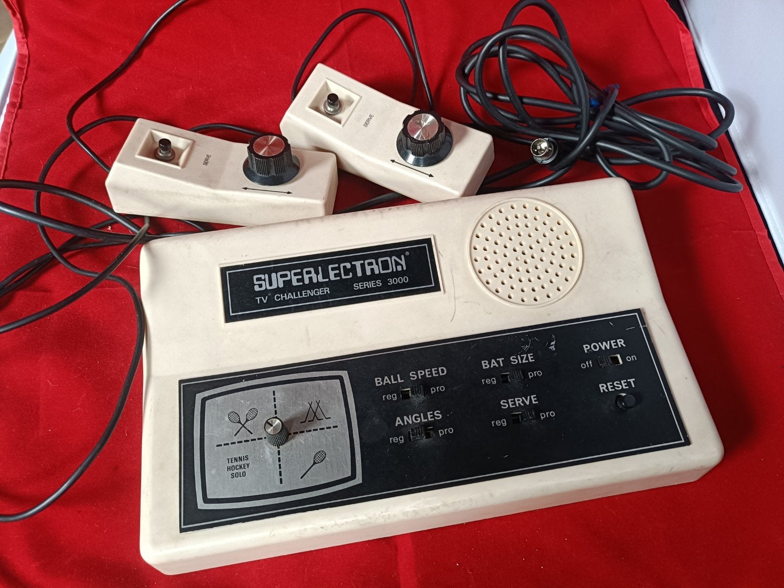 Superlectron TV Challenger Series 3000 - Vintage Console, Spelcomputers en Games, Ophalen of Verzenden, Overige merken, Gebruikt