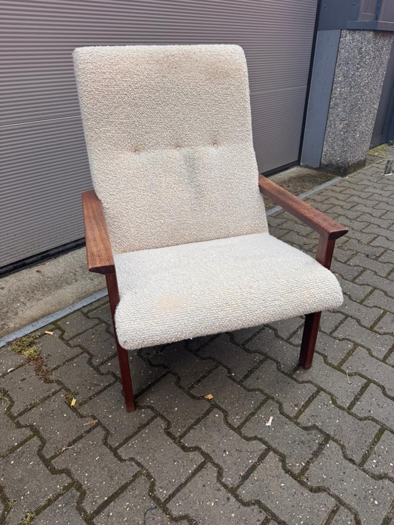 Vintage Pastoe FU 06 fauteuil Yngve Ekstrom, Huis en Inrichting, Fauteuils, Ophalen, Scandinavisch design, Overige materialen