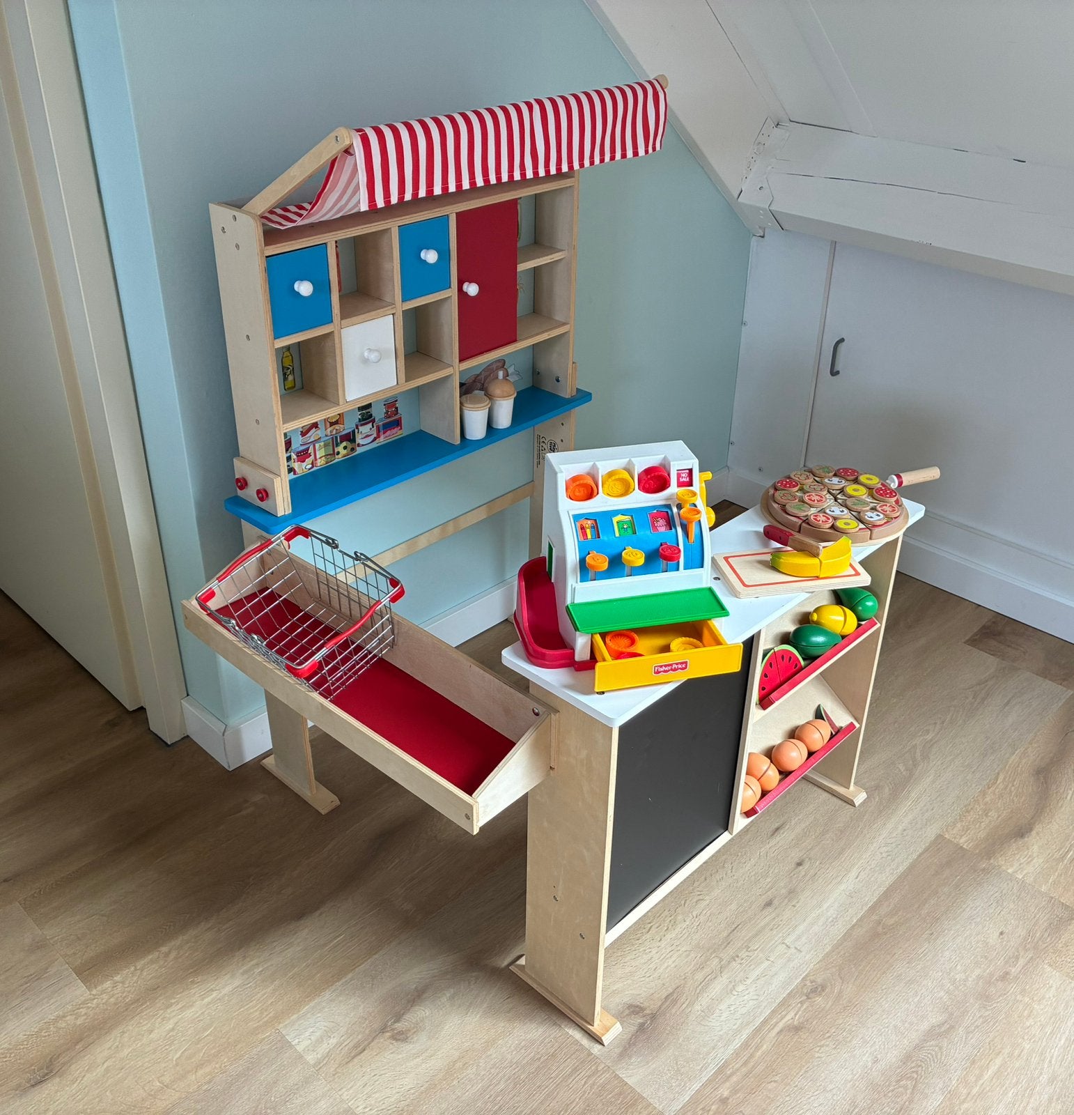 Winkeltje incl kassa en andere accessoires, Ophalen, Zo goed als nieuw, Jongen of Meisje
