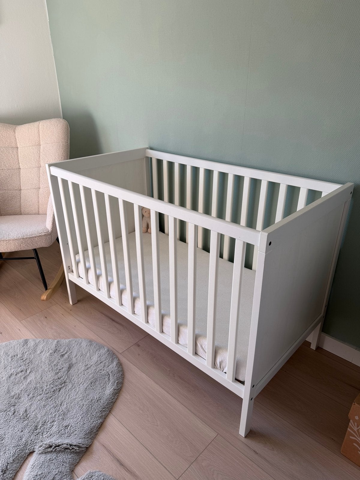 IKEA Sundvik Ledikant 120x60 cm met matras + aerosleep, Ophalen, Gebruikt, Ledikant