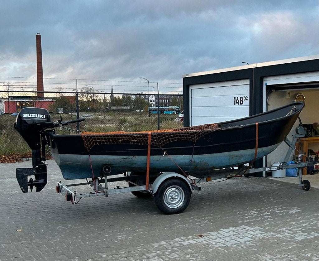 Leuk bootje / schippersvletje, Ophalen, 8 pk, Gebruikt, Staal