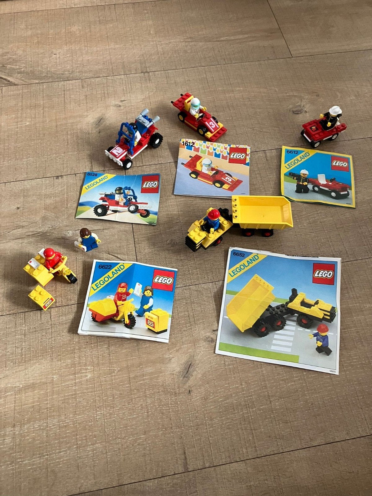 Lego Legoland sets 6652, 6622, 6612, 6528, 1612 compleet, Ophalen of Verzenden, Gebruikt