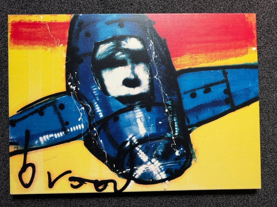 Herman Brood - Vliegtuig (Canvas), Antiek en Kunst, Ophalen