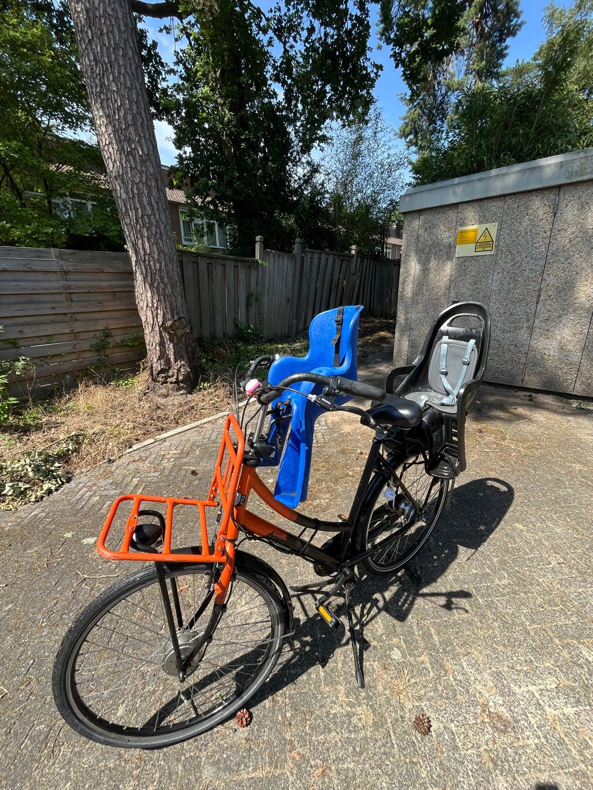Sparta moeder fiets / Transportfiets met 2 kinderzitjes, Ophalen, Sparta, Versnellingen, Trommelrem