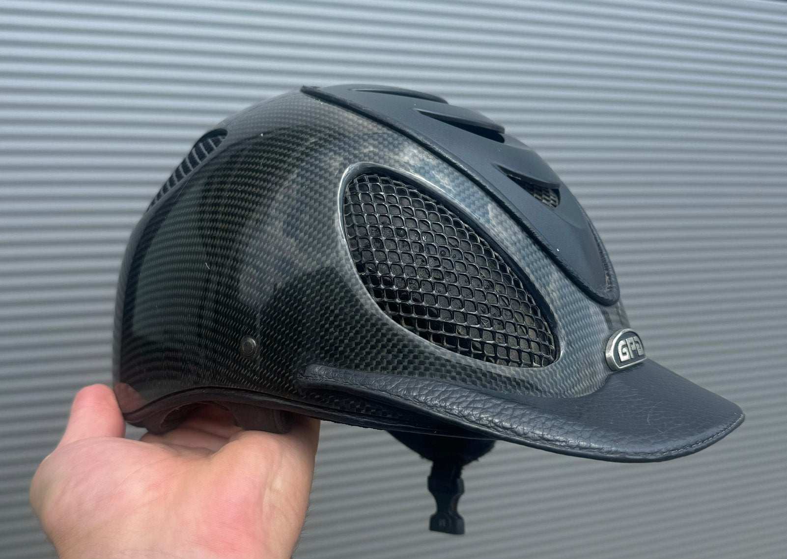 GPA Speedair Carbon | Maat 52, Gebruikt, Verzenden, Paardrijcap, Cross-country