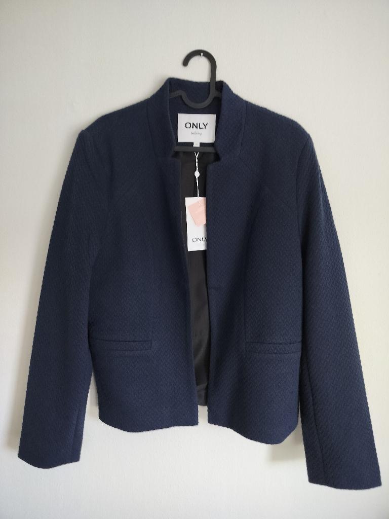 Blauwe blazer Only mt 40 nieuw met kaartje, Maat 38/40 (M), Only, Blauw, Nieuw