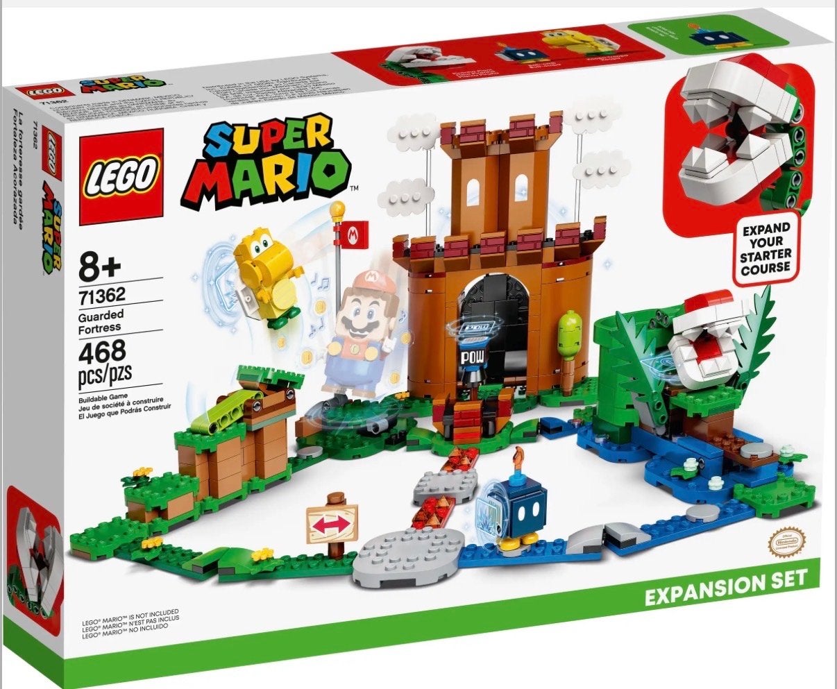 Lego Super Mario Bewaakte Vesting Uitbreidingsset 71362, Overige thema's, Lego, Ophalen of Verzenden, Zo goed als nieuw