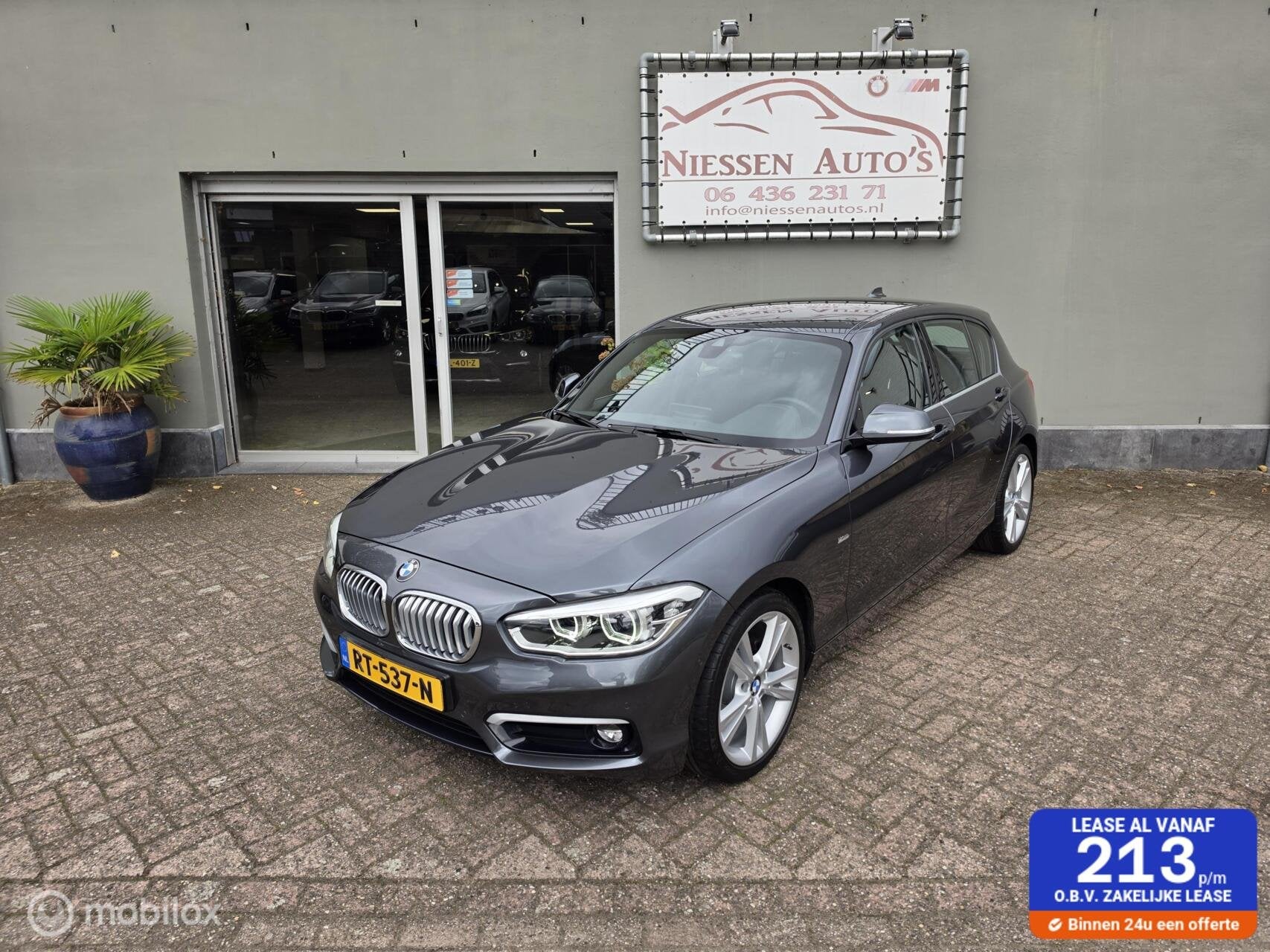 BMW 1-serie F20 118i Executive Led/Urban/Navi/1ste eigenaar, Auto's, BMW, 1-Serie, 1280 kg, Origineel Nederlands, Bedrijf
