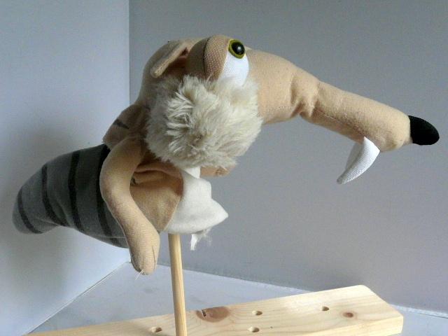 Ice-Age #  handpop eekhoorn, Ophalen of Verzenden, Overige figuren, Zo goed als nieuw, Beeldje of Figuurtje