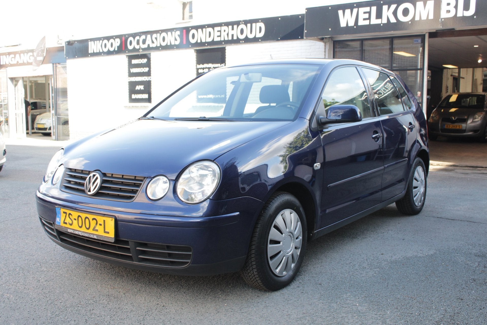 Volkswagen Polo 1.2-12V / Airco / APK Nieuw / Elektrische ra, Stof, Zwart, 4 cilinders, Blauw