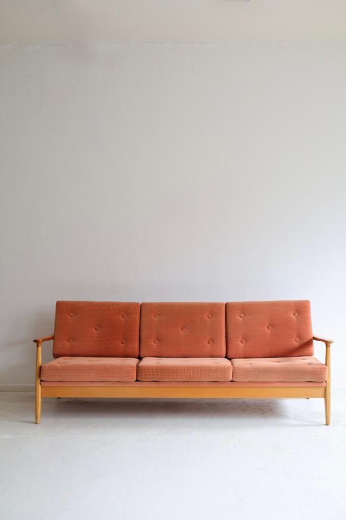 3-zitsbank Eugen Schmidt voor Soloform, jaren 60, Ophalen, Design, Driepersoons, 75 tot 100 cm