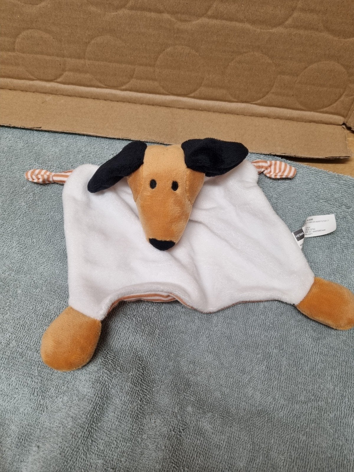 Hema knuffel doekje hond nr 6, Ophalen of Verzenden, Hond