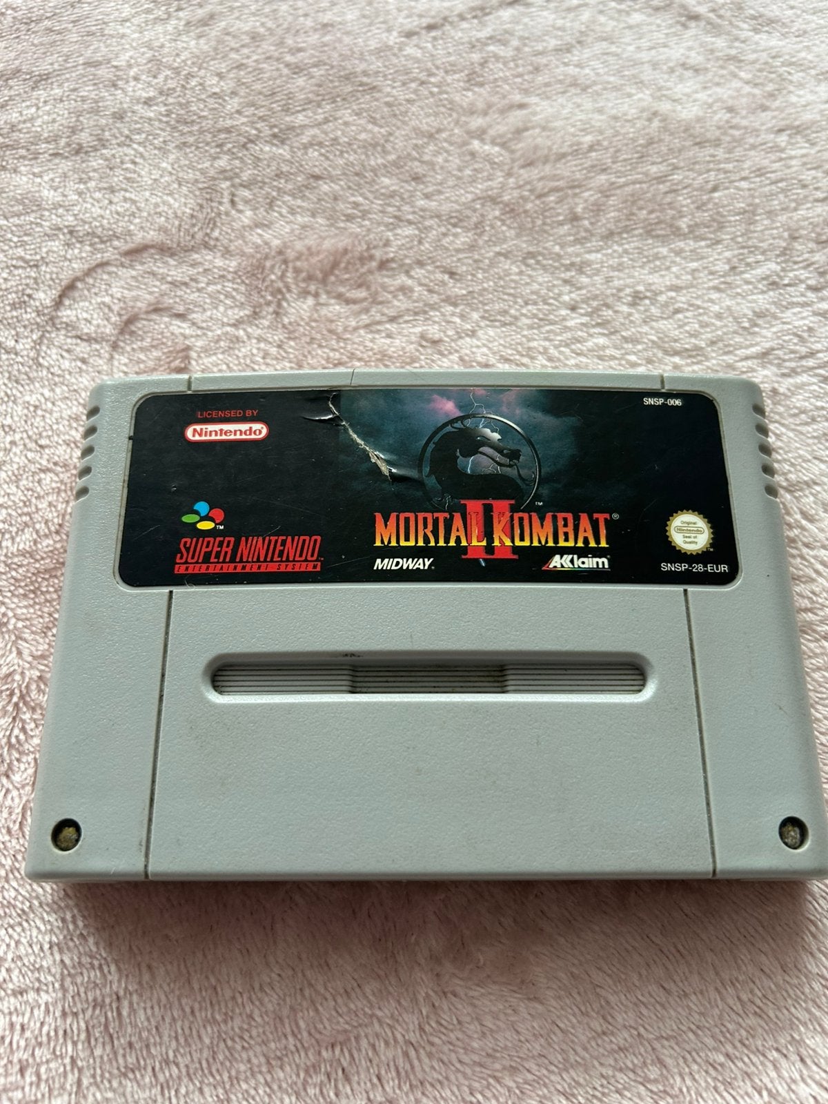 Super Nintendo mortal kombat origineel, Gebruikt, Vanaf 18 jaar, Vechten, 2 spelers