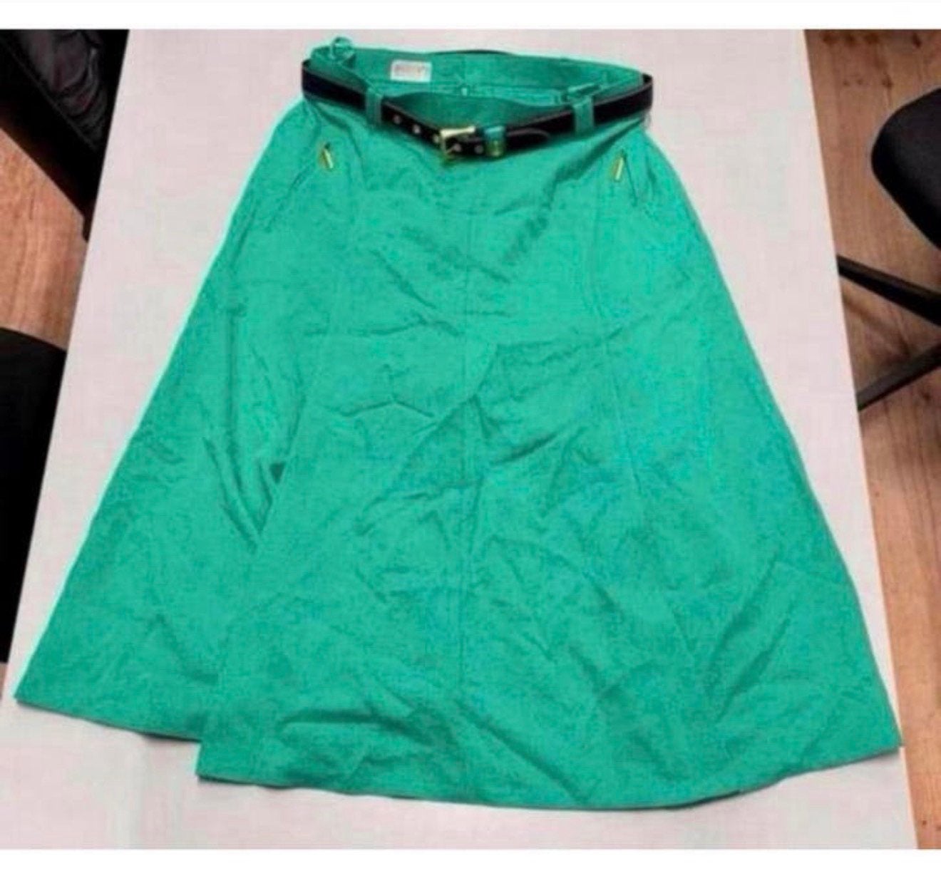 Basler lange rok - groen groene met riem - Nieuw 42 L eu, Maat 42/44 (L), Nieuw, Ophalen of Verzenden, H