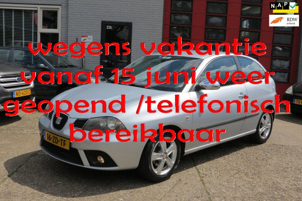 Seat Ibiza 1.6 Stylance , LPG G3 , Nieuwe APK, Voorwielaandrijving, 4 cilinders, Ibiza, Bedrijf