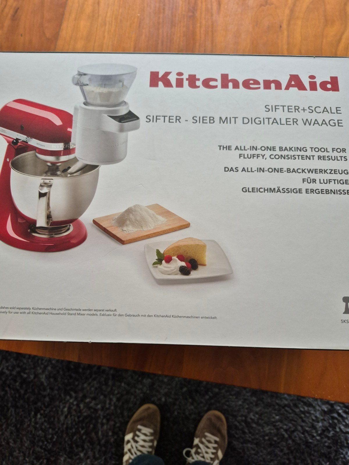 KitchenAid Weegschaal met Zeef, Overige typen, Ophalen of Verzenden, Zo goed als nieuw