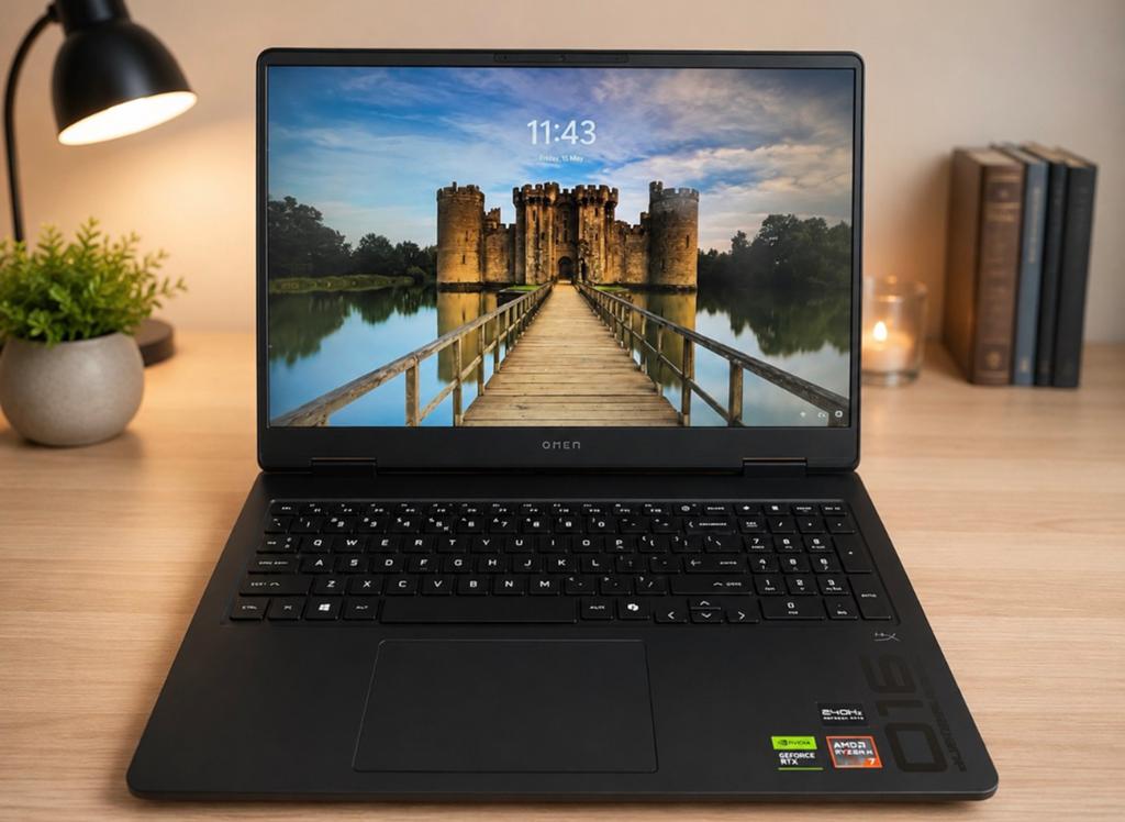 HP Omen 16 Gaming Laptop, Computers en Software, Windows Laptops, Zo goed als nieuw, 16 inch, SSD, 4 Ghz of meer, 32 GB, Qwerty