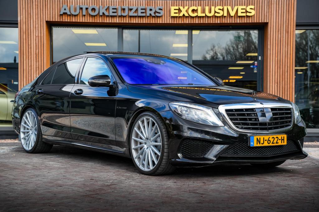 Mercedes-Benz S-klasse AMG 63 4Matic Lang Mercedes-Benz S-kl, Auto's, Mercedes-Benz, Automaat, 5461 cc, Gebruikt, Zwart