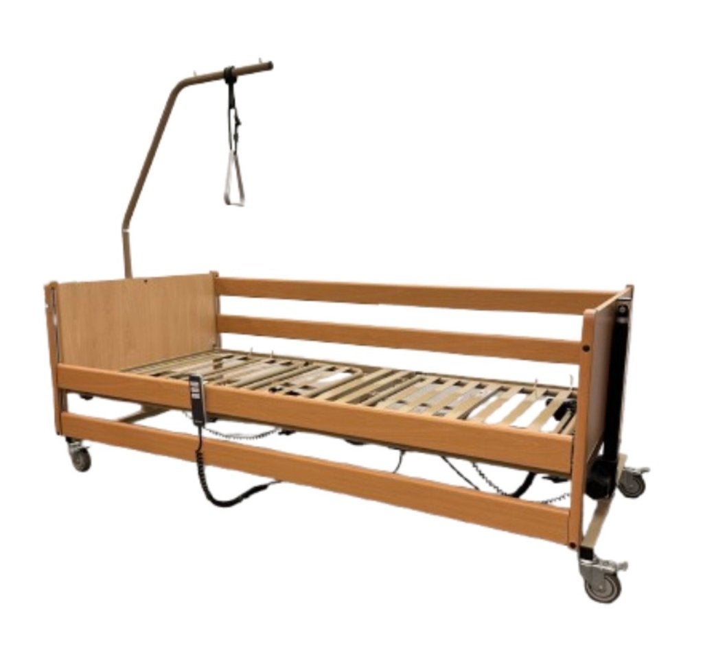 hoog-laag bed, Ophalen, Verstelbaar, 90 cm, Zo goed als nieuw