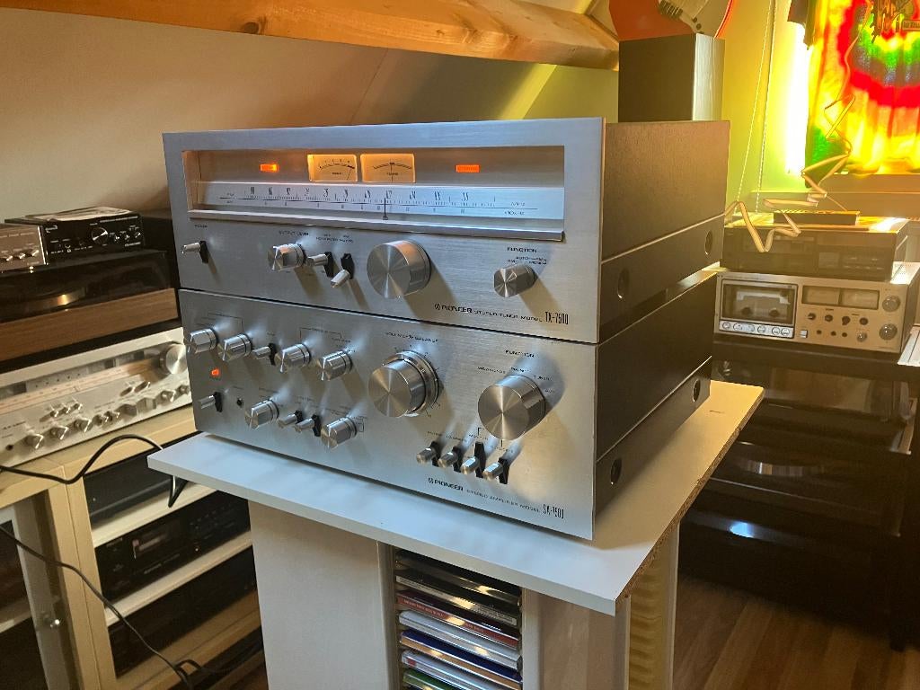 Pioneer SA-7500 en TX-7500 vintage top set incl.  garantie, Tuner of Radio, Refurbished, Ophalen of Verzenden, Pioneer.jp