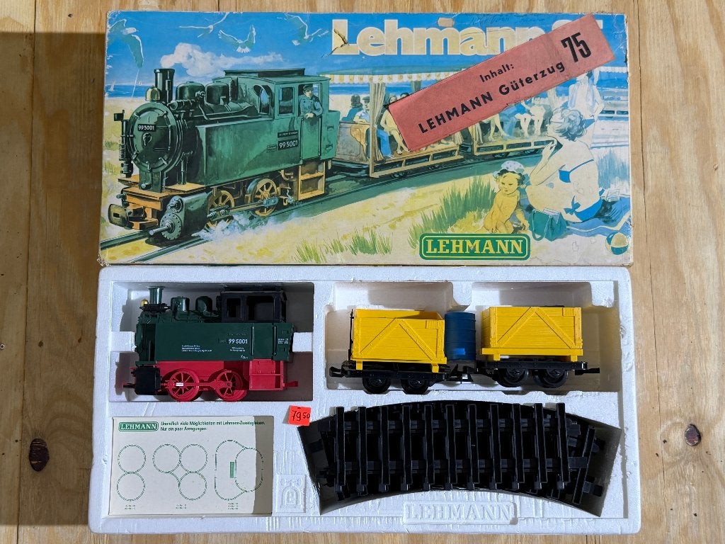 NIEUW Vintage LGB Spoor G 75 85 Treinset Locomotief In Doos, Ophalen, Treinset, Gelijkstroom, Nieuw