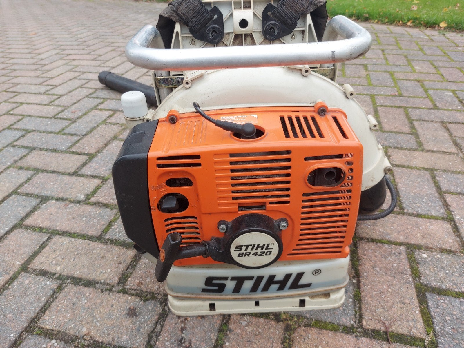stihl br 420 rug bladblazer, Ophalen, Gebruikt, Ruggedragen, Stihl