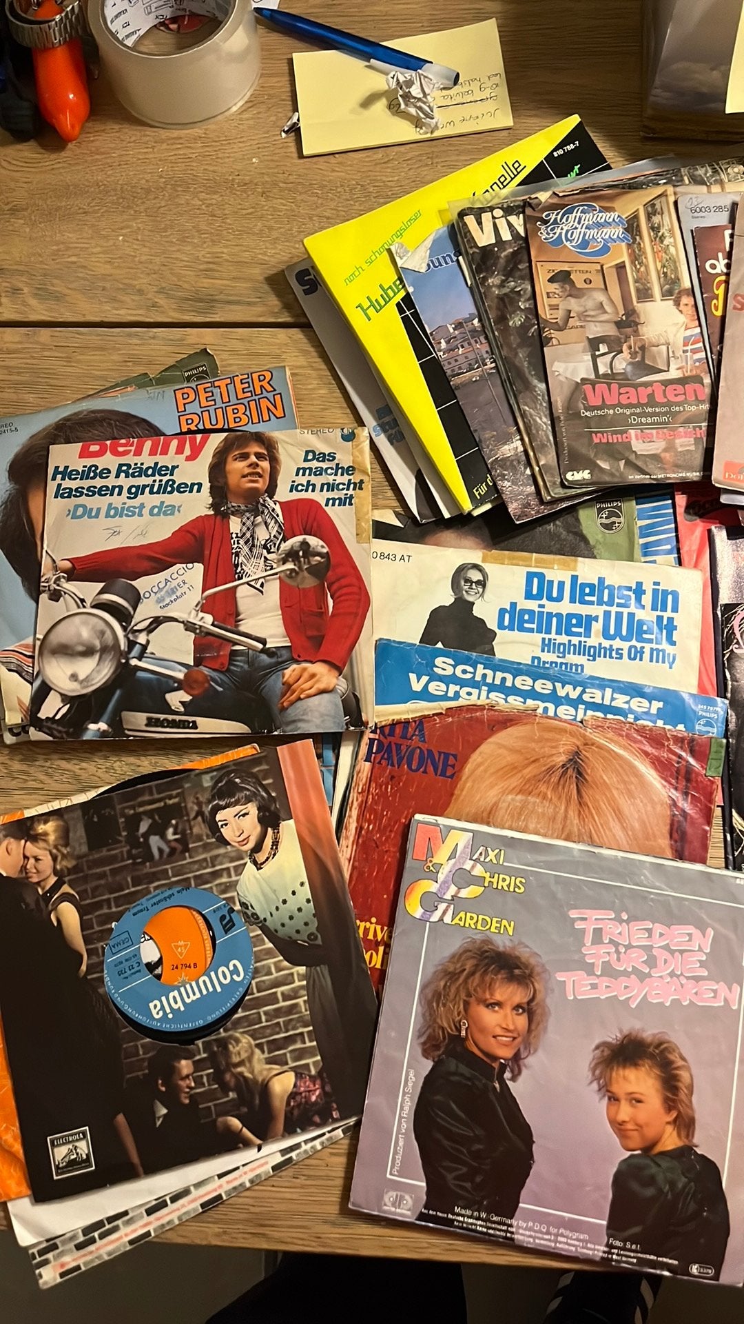 Partij duiste singels, Ophalen of Verzenden, Zo goed als nieuw, 7 inch, Overige genres