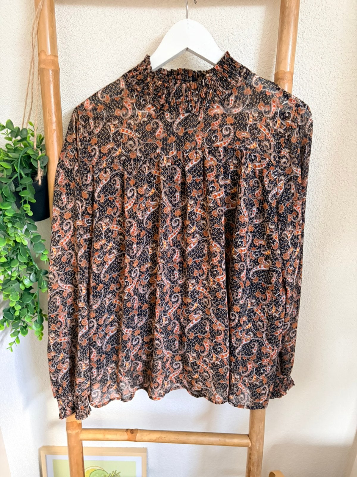 Geisha blouse maat 36, Ophalen of Verzenden, Zo goed als nieuw, Maat 36 (S), Bruin