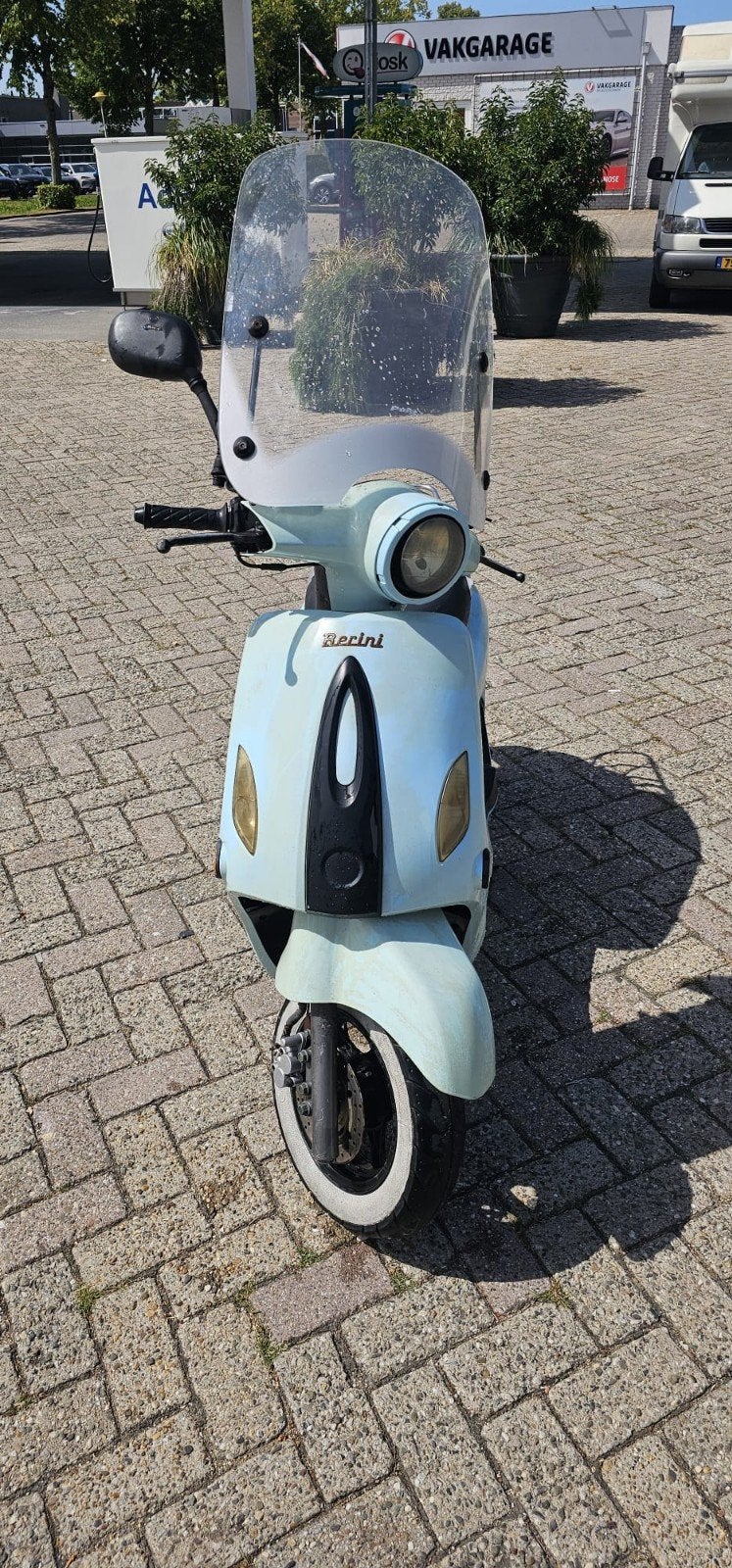 Berini Scooter - Lichtblauw - Gebruikt, Fietsen en Brommers, Snorfietsen en Snorscooters, Ophalen, Gebruikt, Benzine, Overige merken