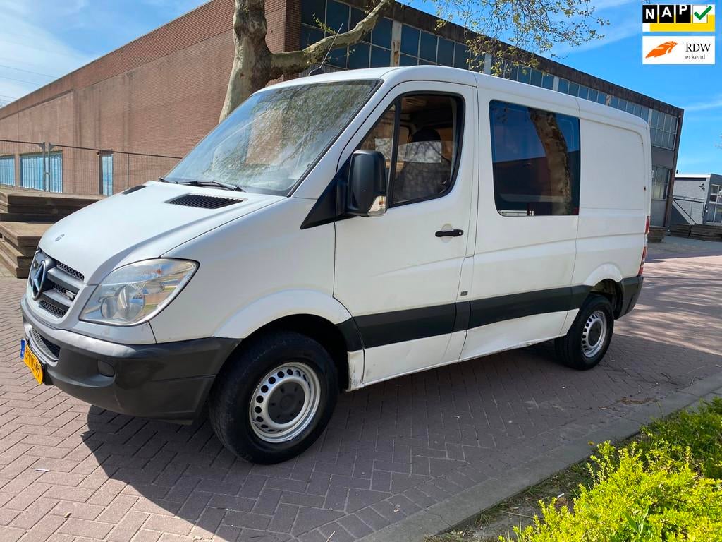 Mercedes-Benz Sprinter 313 2.2 CDI 325 HD DC / Airco / 2012/, Auto's, Bestelauto's, 2167 kg, Gebruikt, Zwart, 4 cilinders