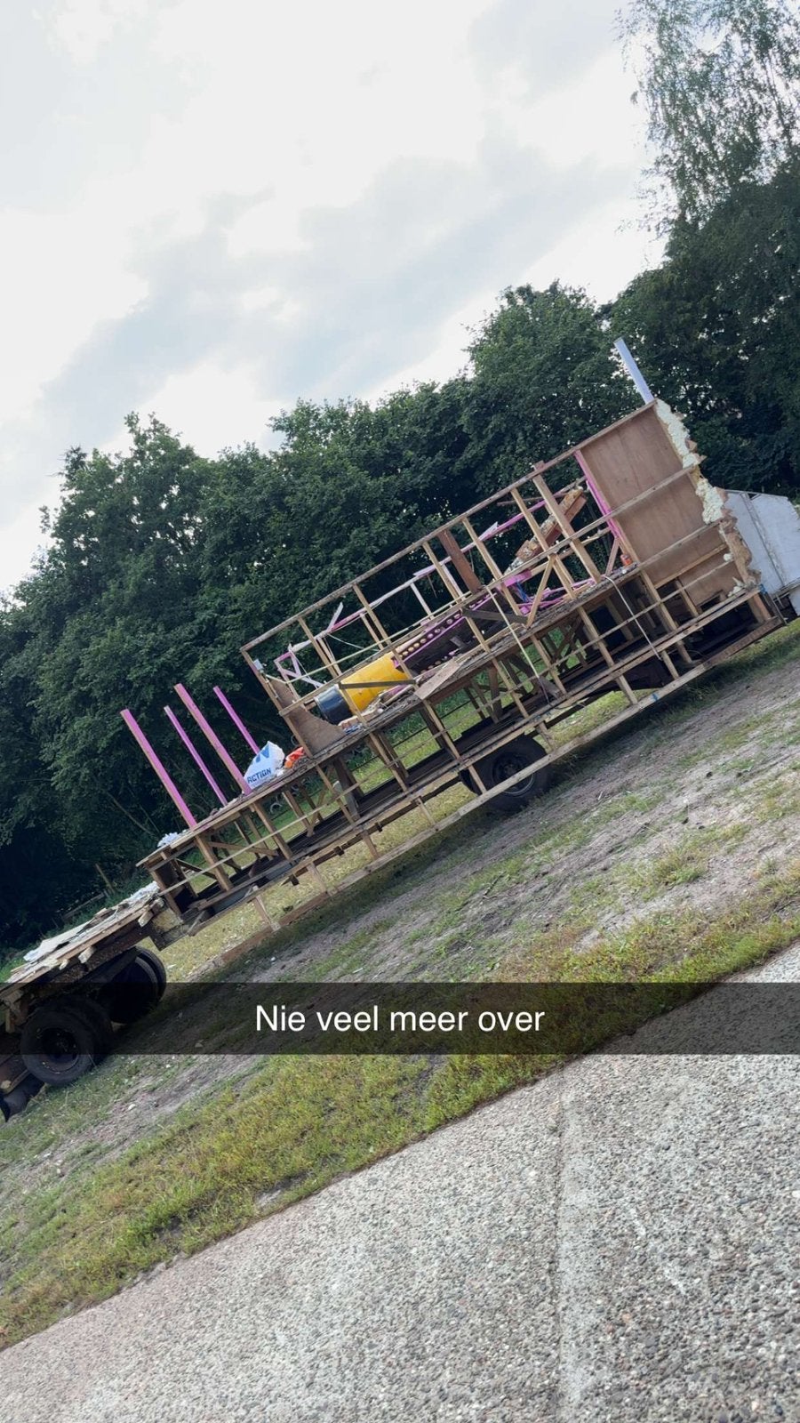 Onderstel carnavalswagen, Ophalen of Verzenden, Gebruikt, Overige typen, Carnaval